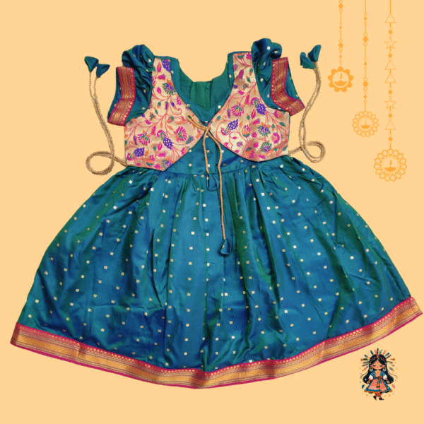 kanyakala paithani frock