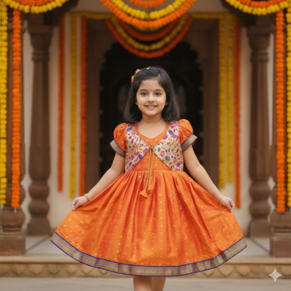 kanyakala paithani frock
