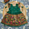 Traditional Paithani Baby Girl Frock