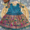 Traditional Paithani Baby Girl Frock