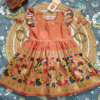Traditional Paithani Baby Girl Frock