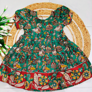 KanyaKalas Kalamkari Frock1