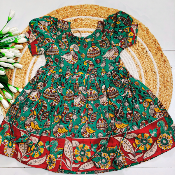 KanyaKalas Kalamkari Frock1