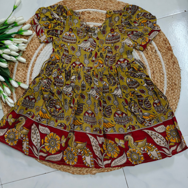 KanyaKalas Kalamkari Frock