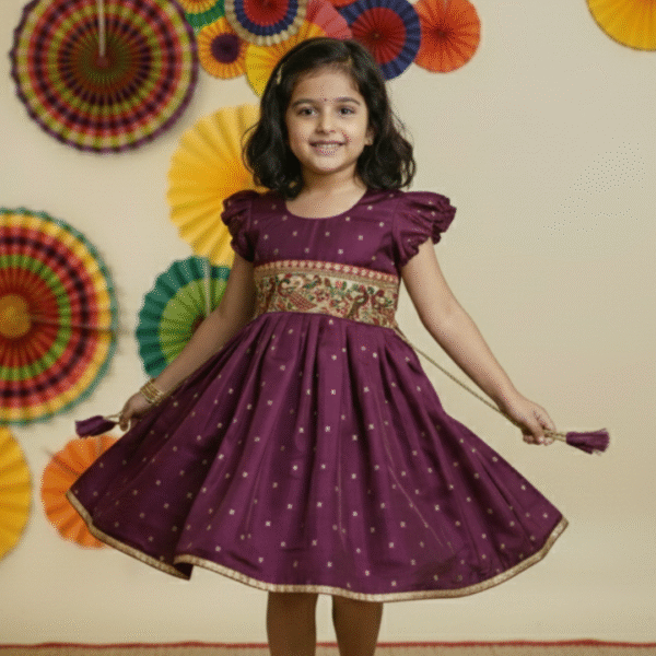 kanyakala paithani frock